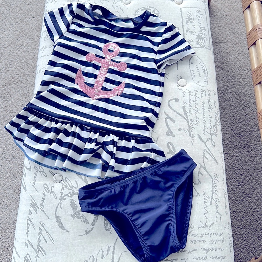 Cat and jack size 5 girl swimsuit